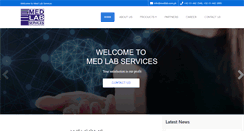 Desktop Screenshot of medlab.com.pk