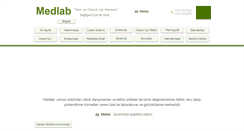 Desktop Screenshot of medlab.com.tr