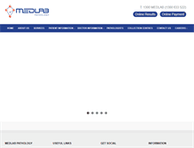 Tablet Screenshot of medlab.com.au