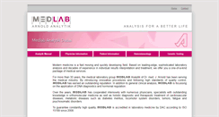 Desktop Screenshot of medlab.ae